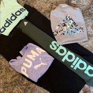 XL lot of workout clothes!!  Adidas/Nike/Puma